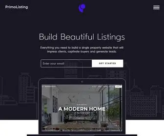 Primolisting.com(Single Property Websites) Screenshot