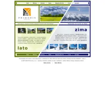 Primoris-Travel.pl(Aktywny wypoczynek) Screenshot