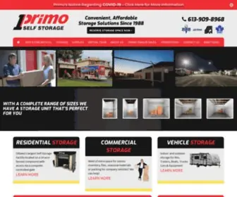 Primoselfstorage.com(Primo Self Storage) Screenshot