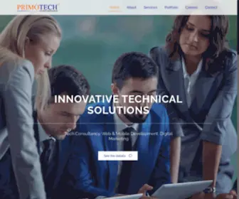 Primotech.in(Innovation Meets Excellence) Screenshot