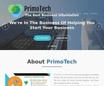 Primotech.xyz(PrimoTech is one of the fast growing digital marketing media) Screenshot