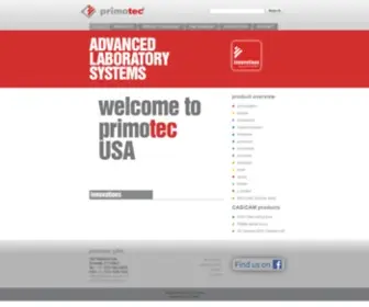 Primotecusa.com(Primotec) Screenshot
