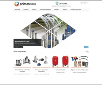 Primoteknik.com(Yangın hidroforu) Screenshot