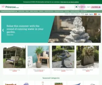 Primrose.co.uk(The UK's Leading Online Garden Centre) Screenshot