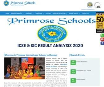 Primroseschools.in(Top 10 ICSE Schools in Chennai) Screenshot