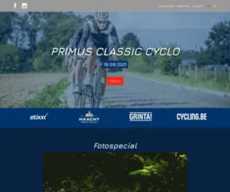 Primusclassiccyclo.be(Primus Classic) Screenshot