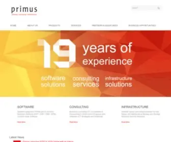 Primus.com.jo(Primus :: HOME) Screenshot