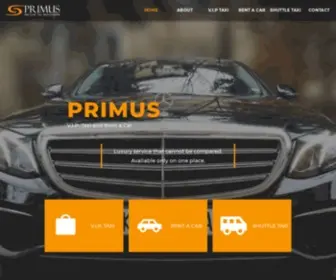 Primus.com.mk(The Official Website of Primus) Screenshot