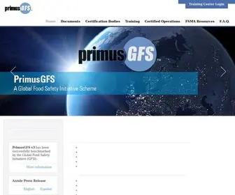 Primusgfs.com(Home) Screenshot