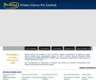 Primusgloves.com(Primus Gloves) Screenshot