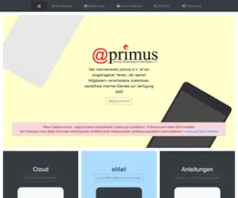 Primusnetz.de(@primus e.V) Screenshot