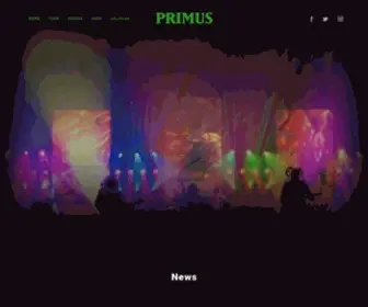 Primusville.com(PRIMUS) Screenshot