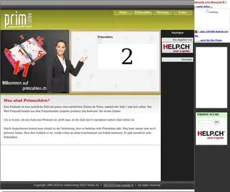 PrimZahlen.ch(Primzahlen Primzahl Nummern) Screenshot
