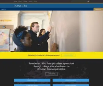 Prin.edu(The Principia) Screenshot