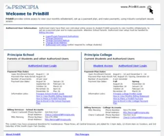 Prinbill.com(The Principia) Screenshot