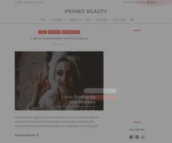 Prinbsbeauty.com(Beauty blog) Screenshot