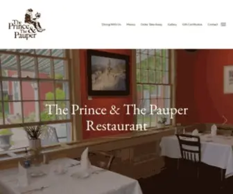 Princeandpauper.com(The Prince and The Pauper) Screenshot