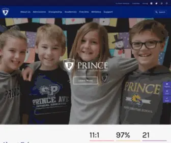 Princeave.org(Our mission) Screenshot