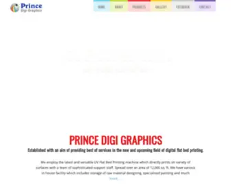 Princedigigraphics.com(Glass Printing Service) Screenshot