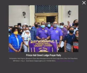 Princehallny.org(Most Worshipful Price Hall Grand Lodge of NY) Screenshot