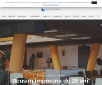 Princeinternational.ro(Producător Mobilier Birou) Screenshot