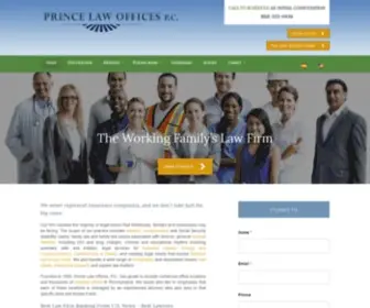 Princelaw.com(Prince Law Offices) Screenshot