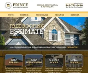 Princeroofingandconstruction.com(Prince Roofing & Construction) Screenshot