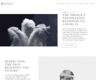 Princes-Foundation.org(The Prince's Foundation) Screenshot