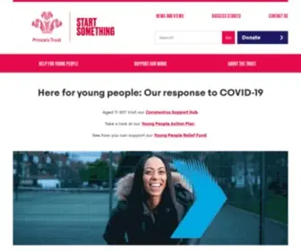 Princes-Trust.org.uk(The Prince's Trust) Screenshot