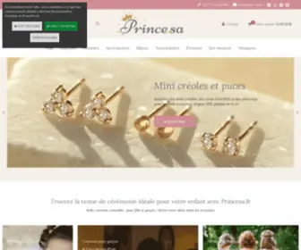 Princesa.fr(Magasin Tenues de Cérémonie pour Enfants) Screenshot