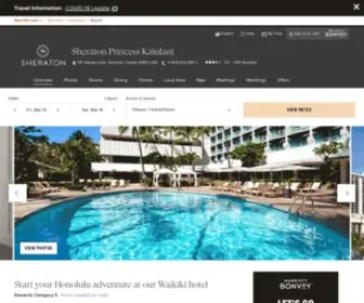 Princess-Kaiulani.com(Hotel in Honolulu) Screenshot