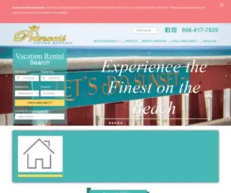 Princesscondorentals.com(Panama City Beach Condo Rentals) Screenshot