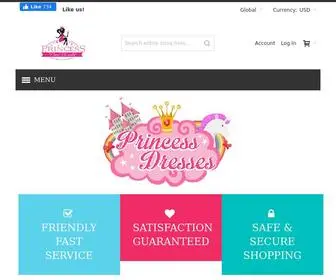 Princessdressworld.com(Princess Dress World) Screenshot