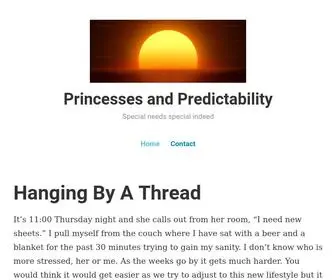 Princessesandpredictability.com(Special needs special indeed) Screenshot