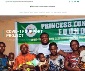 Princesseuniceukwuanifoundation.org(Princess Eunice Ukwuani Foundation) Screenshot