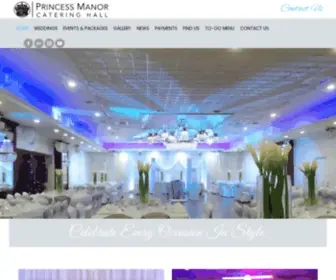 Princessmanor.com(Catering Hall) Screenshot