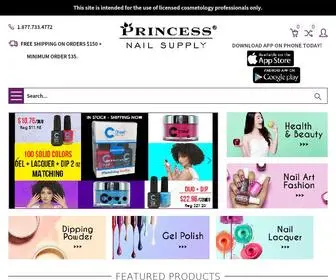 Princessnailsupply.com(Professional Nail Supplies) Screenshot