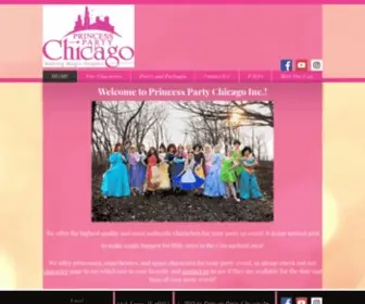 Princesspartychicago.com(Princess Party Chicago) Screenshot