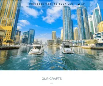 Princessyachts-Uae.com(Princess Yachts Gulf LLC) Screenshot