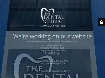 Princestowndental.com(The official website of the Princes Town Dental Clinic) Screenshot