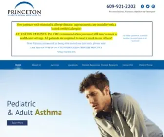 Princetonallergy.com(Princeton Allergy & Asthma Associates) Screenshot