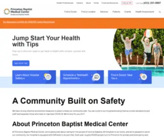 Princetonbaptistmedicalcenter.com(Princeton Baptist Medical Center) Screenshot
