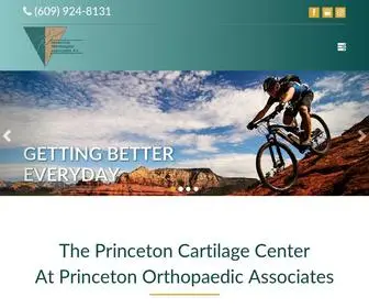 Princetoncartilage.com(Princeton Orthopaedic Associates) Screenshot