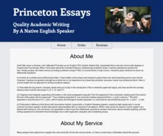 Princetonessays.org(Just another WordPress site) Screenshot