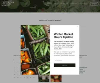 Princetonfarmersmarket.com(Princeton Farmers Market) Screenshot
