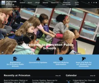 Princetonk12.org(Princeton Public Schools) Screenshot