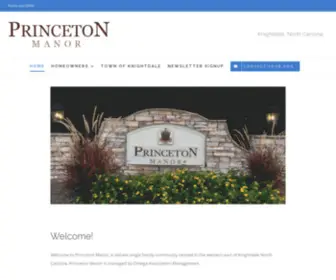 Princetonmanornc.com(Princeton Manor) Screenshot