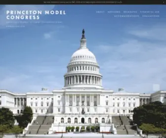 Princetonmodelcongress.com(Princeton Model Congress) Screenshot