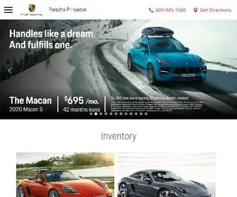 Princetonporsche.com(We know a Porsche) Screenshot