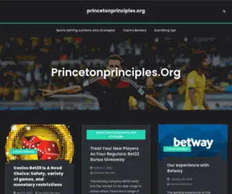 Princetonprinciples.org(Princeton Principles) Screenshot